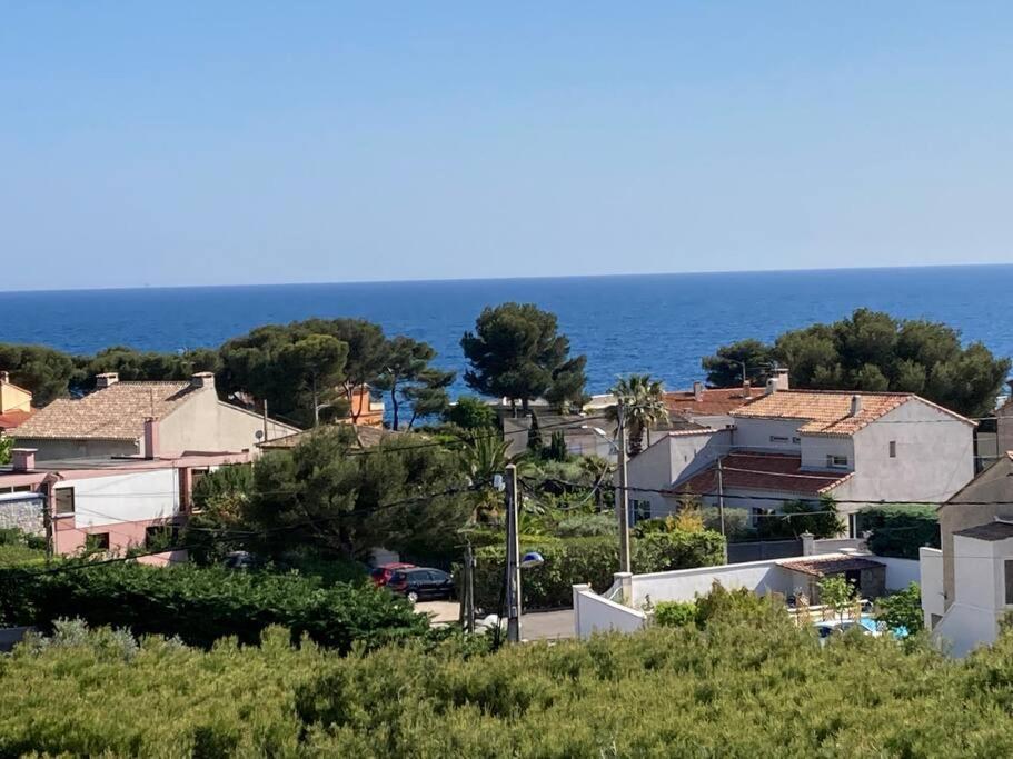 Appartement 2 Chambres Terrasse Vue Mer Carry-le-Rouet Buitenkant foto